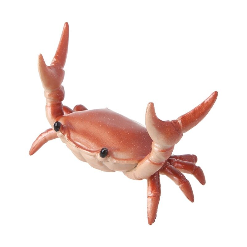 Japanese Cute Crab Pen Holder Weightlifting Crabs Penholder Bracket Storage Rack Stationery: Red