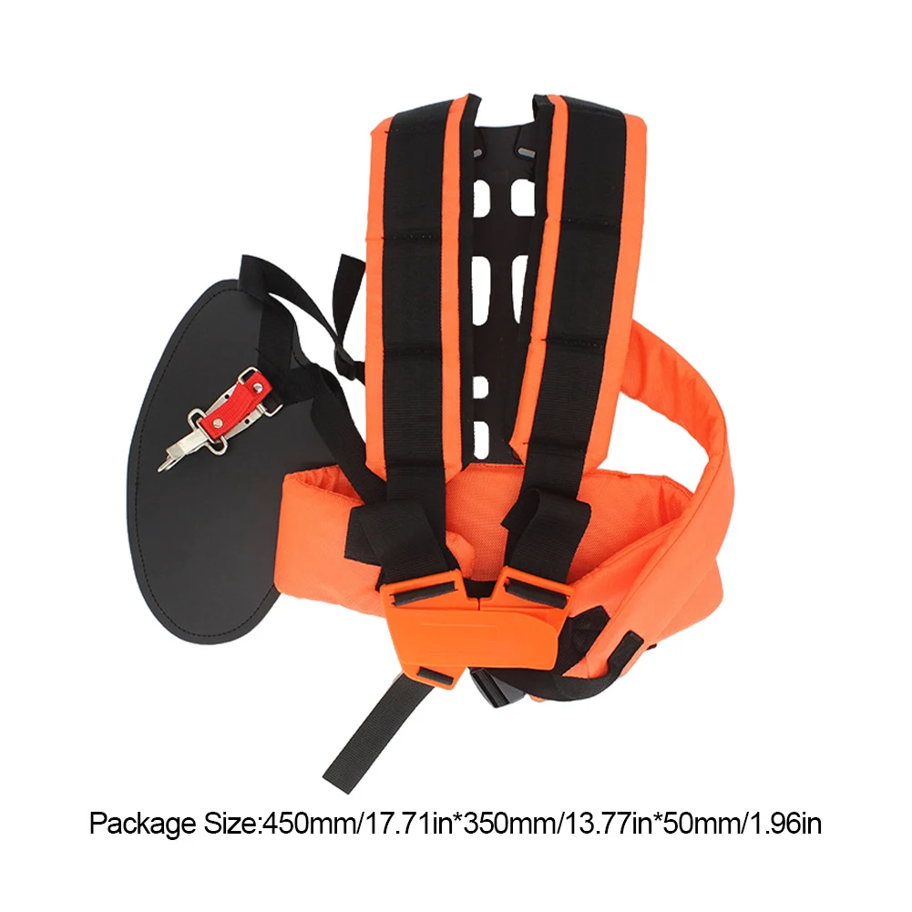 Grasmaaier Tuigriem Verstelbare Grastrimmer Riem Dubbele Schouderriem Arbeidsbesparing Verhoging Maaier Schouderriem: Beige