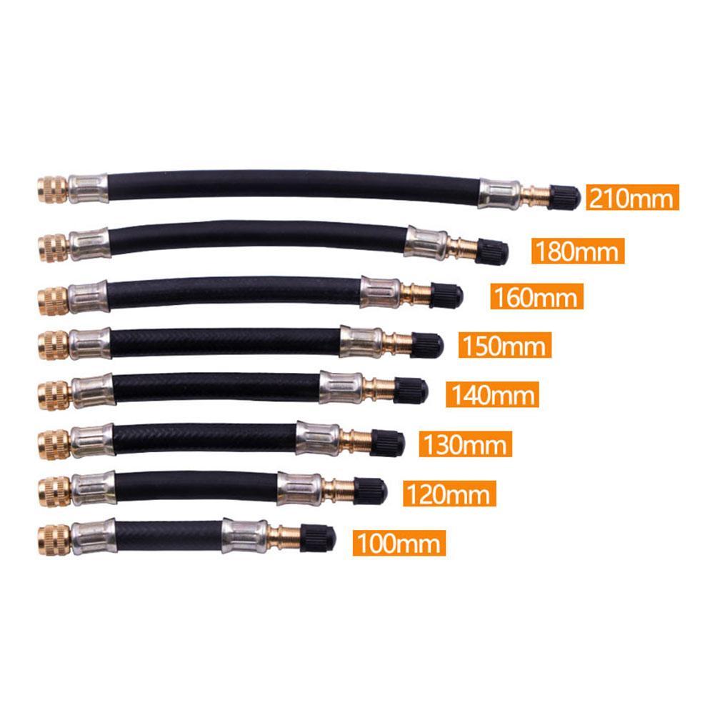 Opblaasbare Buis Verlengstuk Diverse Gevlochten Flexibele Slang Ventiel Rubber Slang Staaldraad Auto Wielen Band Ventiel Adapter