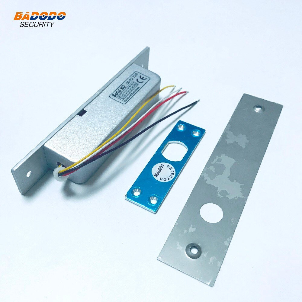 DC 12~24V 4 lines low temperature Electric bolt lock fail safe time delay electrical door lock for home access control