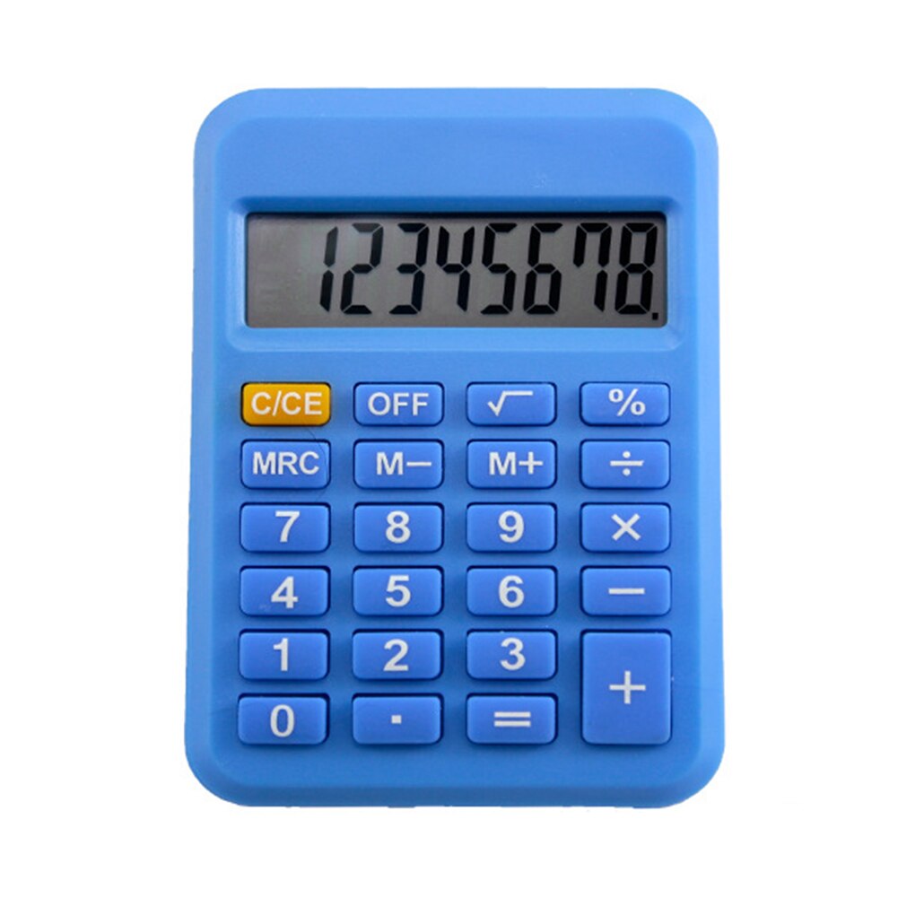 Portable Mini Calculators 8 Digits Electronic Calculator Battery Power Economical Calculator School Student Calculating Tools