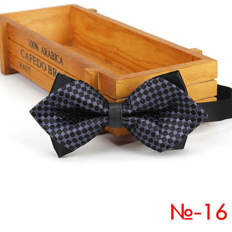 Corbatas de mariposa para hombre, pajarita de para , boda, niños y niñas, a cuadros, lazo rojo y negro, accesorios al por mayor: 16