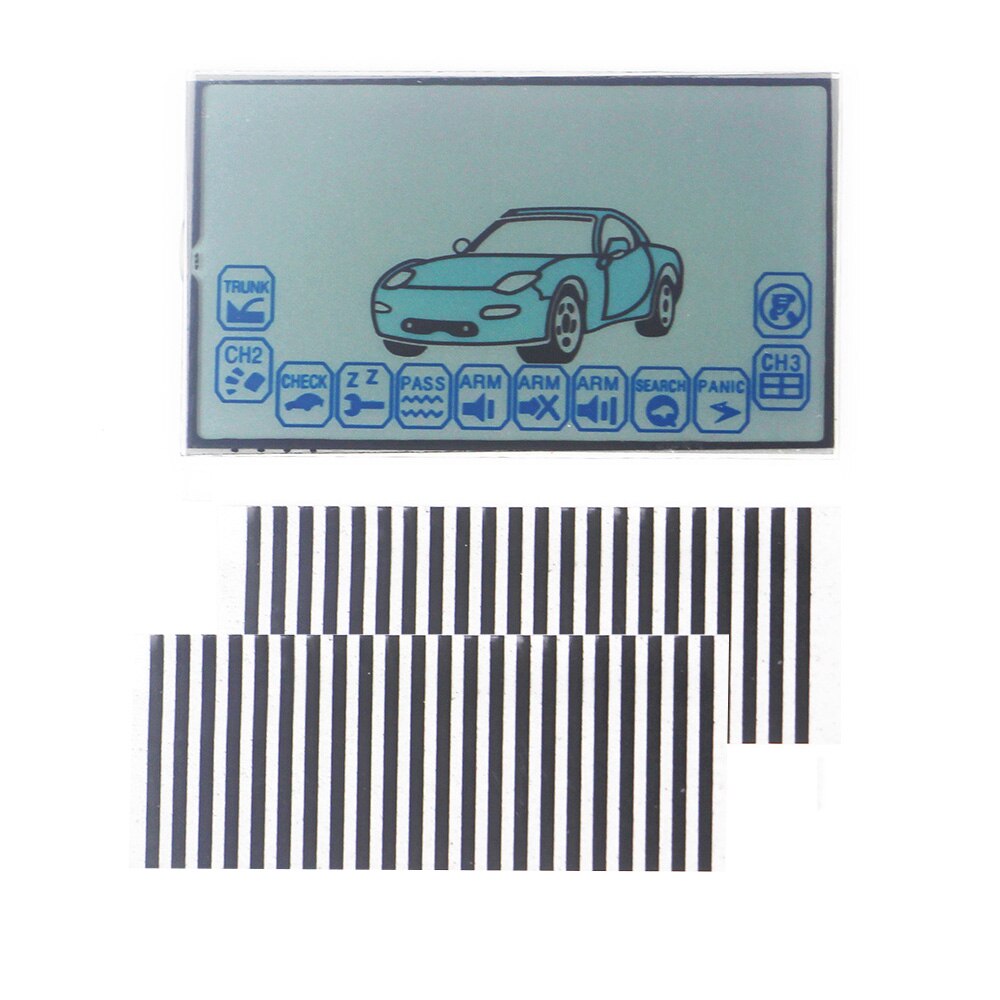 A6 LCD Display For Russian Version Two way Car Alarm System Starline A6 lcd Remote Control Keychain Key Chain Fob
