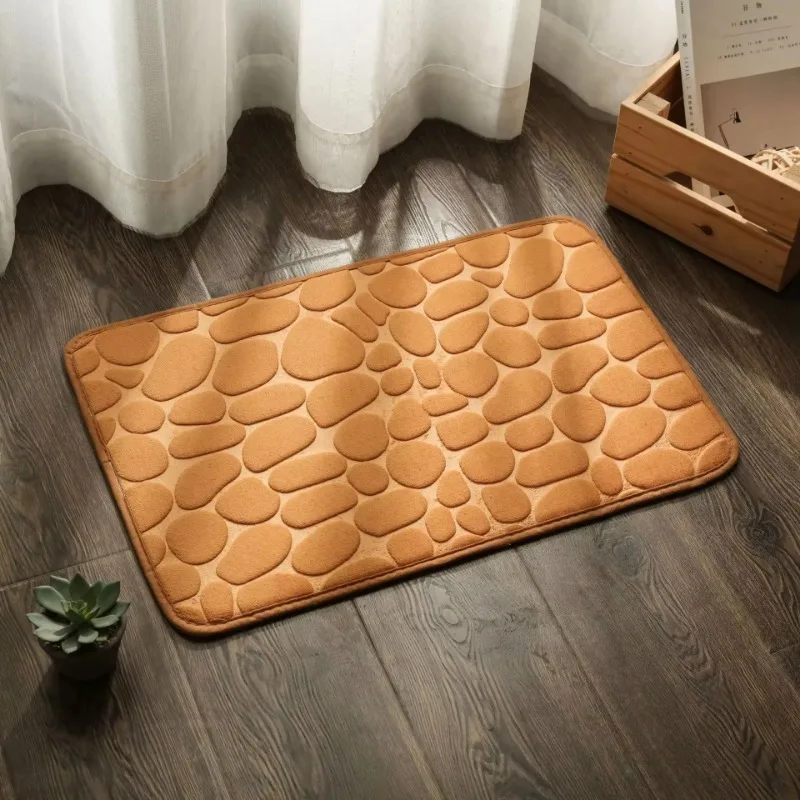 Absorbierende Schlecht bat matt Kopfstein pflaster geprägt rutsch feste matt Boden teppich Duschraum Fuß matt Erinnerung Schaum Kopfstein pflaster matt 40x60cm