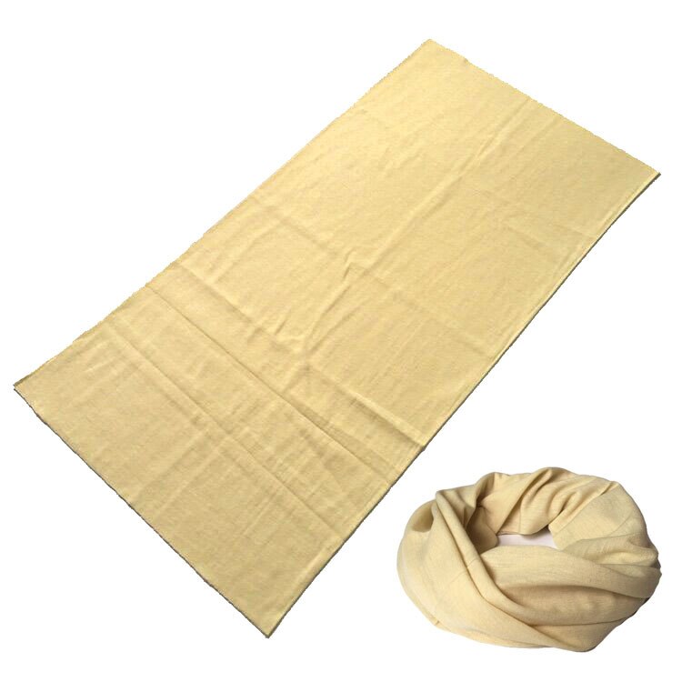 Multifunctional Ghost Skull Head Scarf Neck Warmer Tube Halloween Bandana Headband Neckerchief Magic Headscar Halloween: khaki