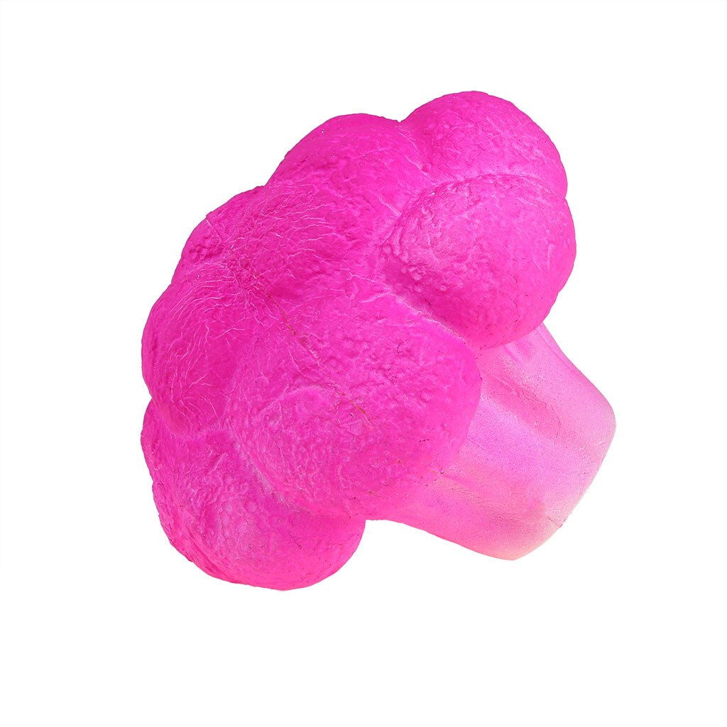stress reliever Toy Broccoli Stress Reliever Scented Super Slow Rising Squeeze Keychain 11cm Super slow rising D301211: Hot Pink