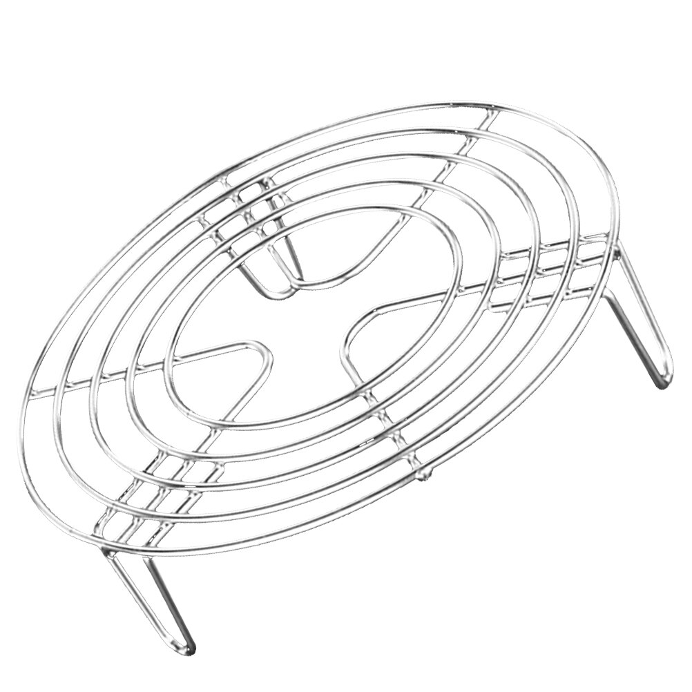 Stainless Steel Steamer Rack Multi-Purpose Round Cooling Rack for Steaming: 20X20X4CM