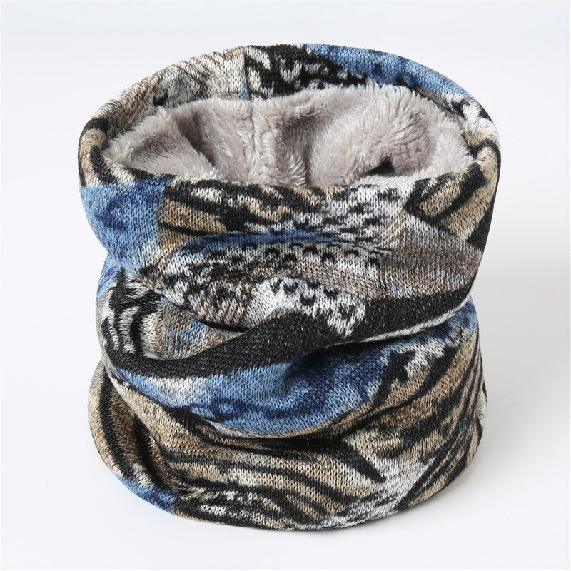 Winter Ring Scarf Neck Warm Infinity Knitted Scarves Retro Snood Circle Scarf Multifunction Headscarf Face Mask: 10