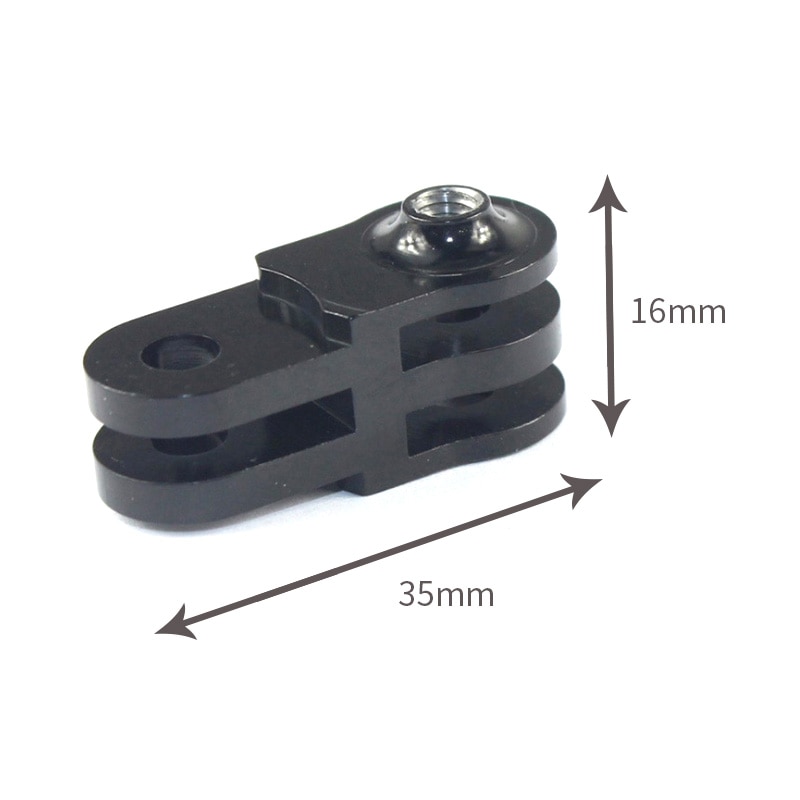 BGNing CNC Tripod Mount Extension Connector for 3-way Pivot Arm for Gopro Hero 6 5 4 /SJ4000 Xiaoyi Action Camera Adapter