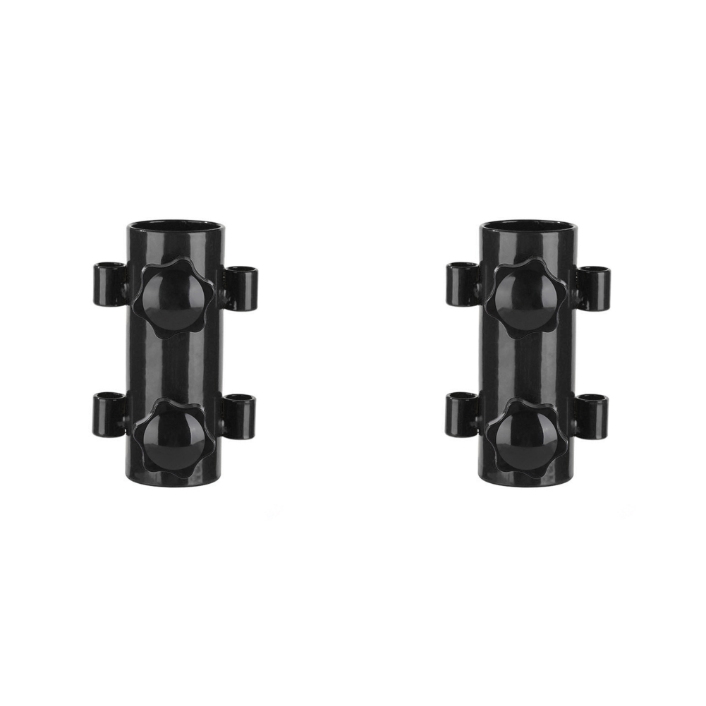 Teltholder justerbar camping markise stangholder rustfri paraplystang fast stativ til vandreture fiskeri telttilbehør: Lilla