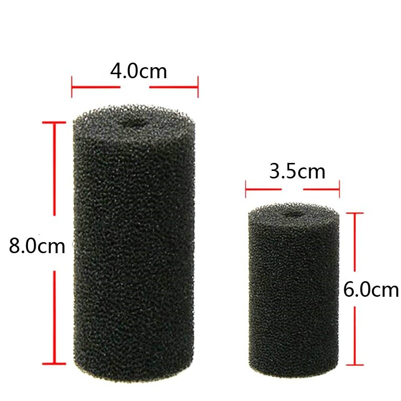 Cubierta protectora de filtro de esponja para acuario, reemplazo de espuma negra para pecera, camarón, tanque de entrada, estanque, accesorios para acuario, Color negro