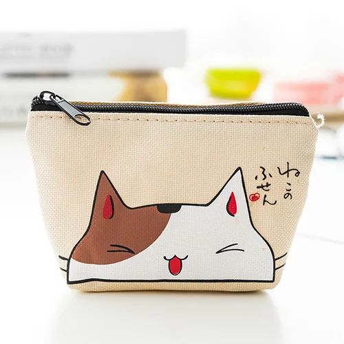 Vrouwen Canvas Portemonnee Card Key Mini Portemonnees Pouch Meisje Kids Kinderen Leuke Kleine Rits Portemonnee Kaarthouder Portemonnee bag Case: 26