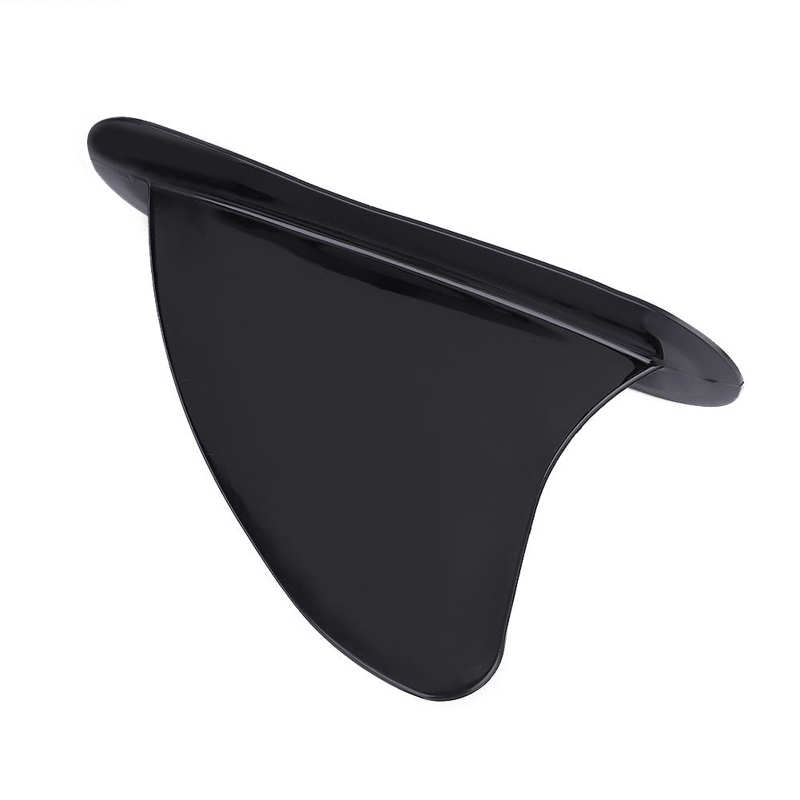 Kayak Tracking Black PVC Skeg Tracking Fin Integral Fins Mounting Points Watershed Board for Kayaks Canoes Rowing Boats