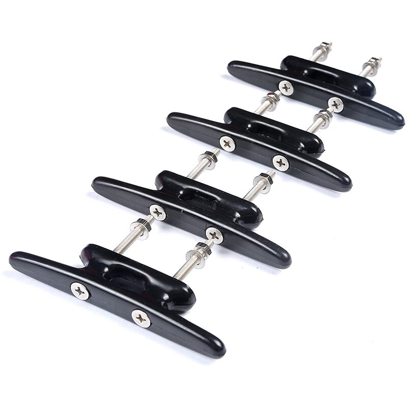 PATIKIL 3 Inch Nylon Boot Dock Cleat 6 Pack Kajak Kleine Touw Tie Cleat PATIKIL 3 Inch Nylon Boot Dock Cleat 6 Pack Kajak Kleine Touw Tie Cleat