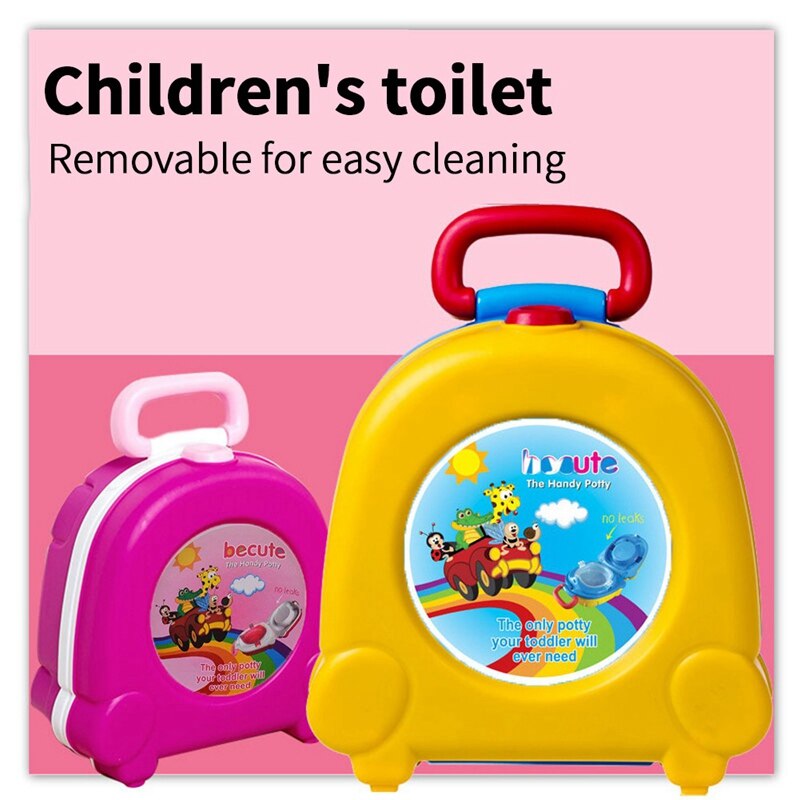 Baby Wc Leuke Draagbare Reizen Kinderpotje Auto Squatty Potje Kind Pot Training Meisjes Jongen Potje Kids Toiletbril Kinderen 'S Pot