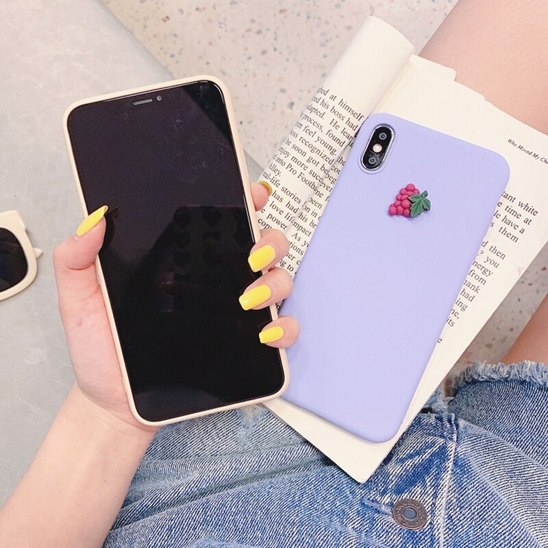 Funda de silicona 3D cute fruit para Xiaomi Redmi Note 7 funda trasera en Xiomi Redmi 7 A 7A funda Redmi7 funda de teléfono Pro soft TPU