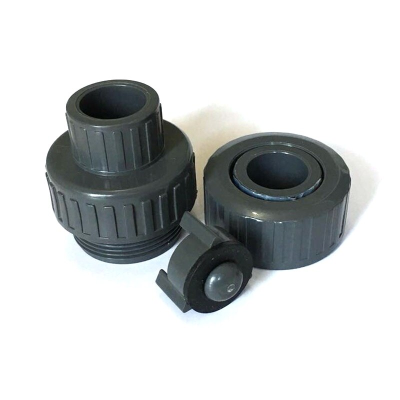1pc 25 ~ 63 mmhi pvc-rör backventil akvariumbevattning vattenpump röranslutningar förhindrar tillbakaflödesanslutningar