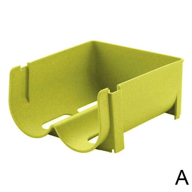 Anti-Val Water Fles Wijn Opbergrek Glas Bier Koelkast Opslaan Box Houder Lade Drink Ruimte Fles Drank Dispe: Green