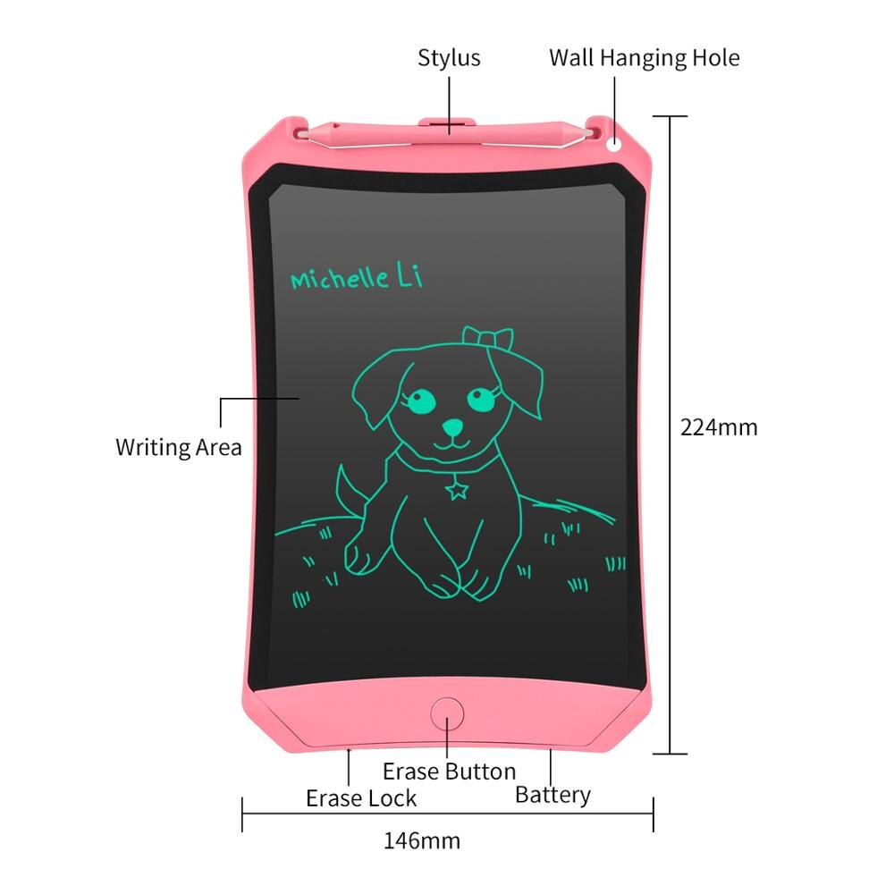 8.5inch LCD Writing Tablet with Pen Digital Drawing Electronic Handwriting Pad Message Graphics Board