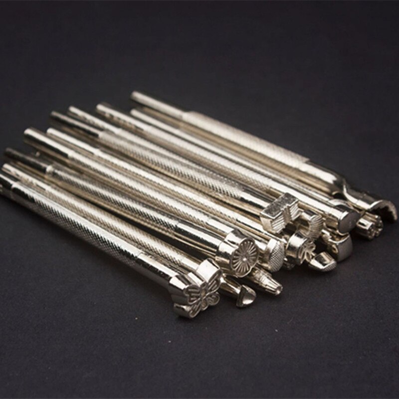 DIY narzędzia robić rzeźbienia w skórze 16 sztuk i 20 sztuk ze stali nierdzewnej tłoczenie drukowanie pieczęć narzędzia skórzane rzemiosło drukowanie znaczków