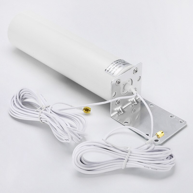 4g lte antenne sma buitenantenne 3g 4g buitenantenne 10-12 dbi met dubbele sma connector voor 3g 4g router modem