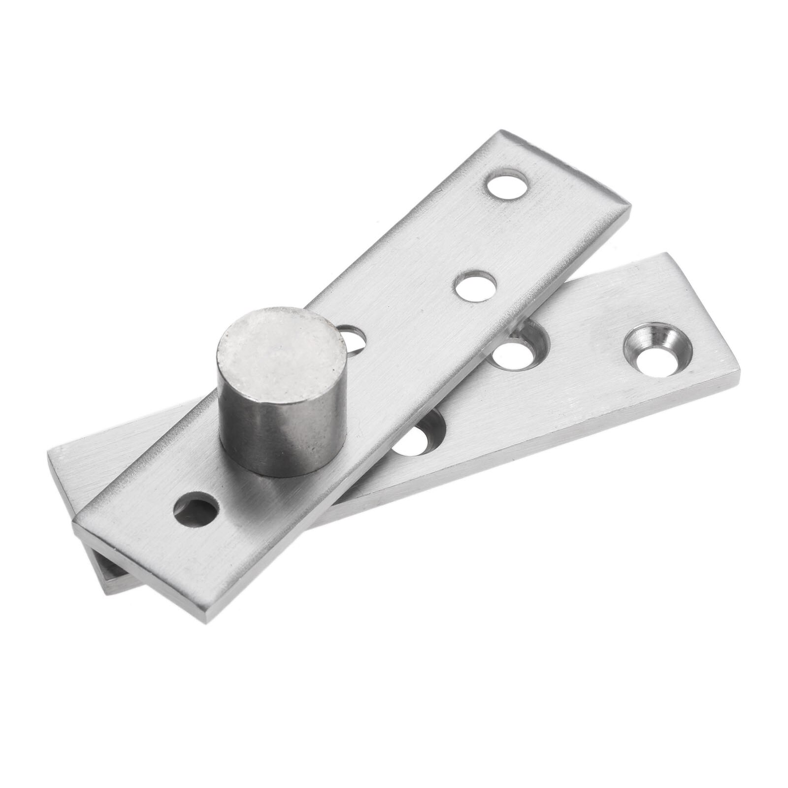 1 Set Door Pivot Hinges 100mm Doors Rotating Hinges Location Shaft Hidden Pivot Hinge 360 Degree Rotation