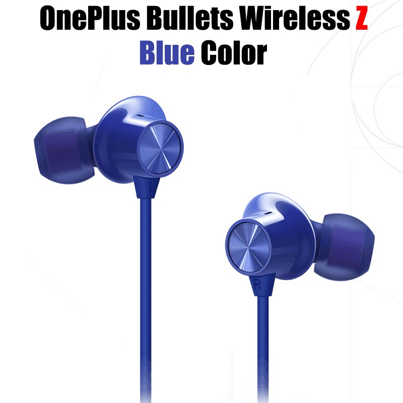Original OnePlus Kugeln Drahtlose Z Kopfhörer magnetisch Kontrolle Schnelle Schalter Paar Kette Schnelle Ladung Für Oneplus 8 Profi: kabellos Z Blau