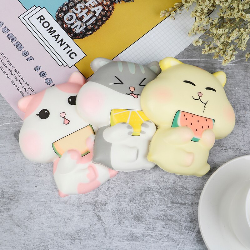 Creatieve Leuke Speelgoed Trage Rebound Half Cat Note Book Sticker Stress Relief Speelgoed