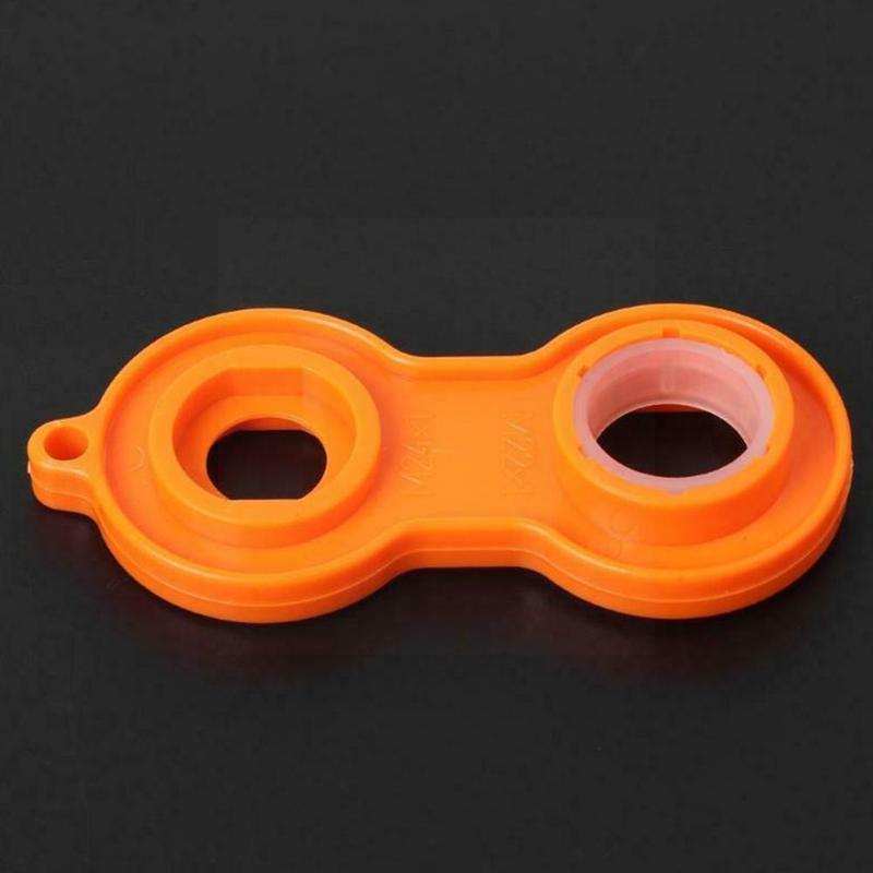 4 In1 Yellow Plastic Bubbler Wrench Removal Tool Basin Wrench Sink Faucet Sprinkle Kitchen Disassemble Tool Aerator C0o1