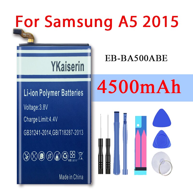 Batteria Per Samsung A3 A5 A7 2015 2016 2017 Edizione A300 A310 A320 A500 A510 A520 A700 A710 A720 EB-BA310ABE per la Galassia A8 A9: A5 2015 EB-BA500ABE