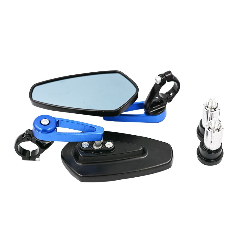 7/8" 22mm Bar End Rear Mirrors Motorcycle Accessories Motorbike Scooters Rearview Mirror Side View Mirrors Moto for Cafe Racer