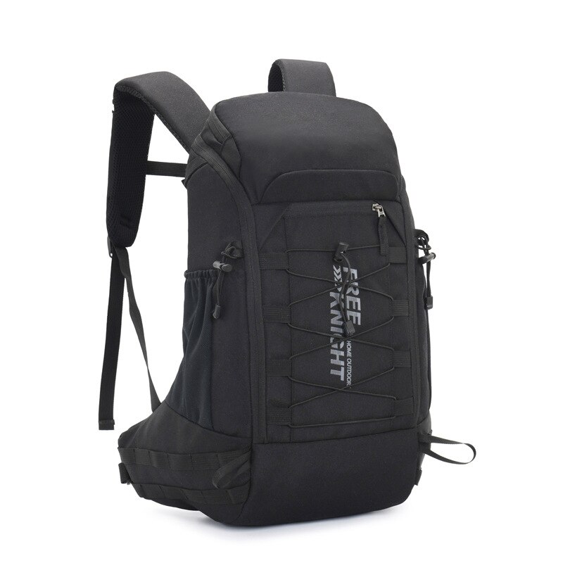 40L männer unisex Wasserdichte Rucksack Reisen Pack Sporttasche Pack draussen Wandern Klettern Camping Rucksack Für Männlich Weiblich Frauen: Schwarz