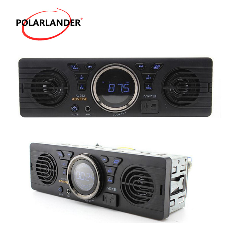 AV252 Gebaut-in 2 Lautsprecher Auto Radio 1 Lärm Bluetooth Handfree FM USB SD AUX in Audio- Stereo in Bindestrich MP3 Spieler 12V