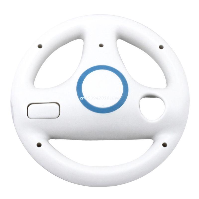 Volante ABS de 3 colores con 4 ventosas para Wii Kart, consola de control remoto para juegos de carreras,