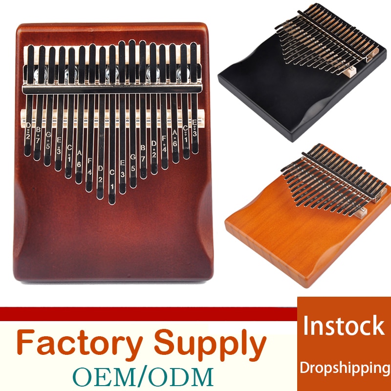Kalimba 17 key Thumb Piano Mbira Music Box Finger Calimba 21 30 Keys Piano Mahogany Wooden Acacia Musical Instruments machine