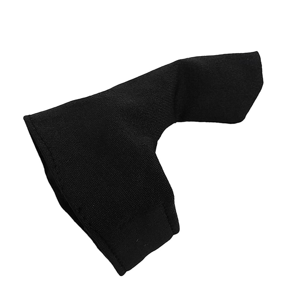 Universal Soft Bowling Thumb Sock Right Hand / Left Hand - One Size fits Most: Black