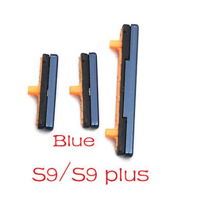 Nowy przycisk głośności bocznej + przycisk włączania/wyłączania przycisku do Samsung Galaxy Note 8 S8 S9 S10 Plus części zamienne: S9 S9 plus Blue