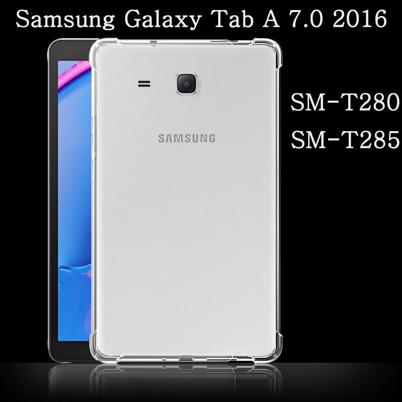 Funda Samsung Galaxy Tab A7 Lite S4 S5e S6 7.0 8.0 10.1.4.5 P200 T280 T290 T500 T510 T590 T720 T830 T860 T870 T970 futerał silikonowy: SM-T280  SM-T285