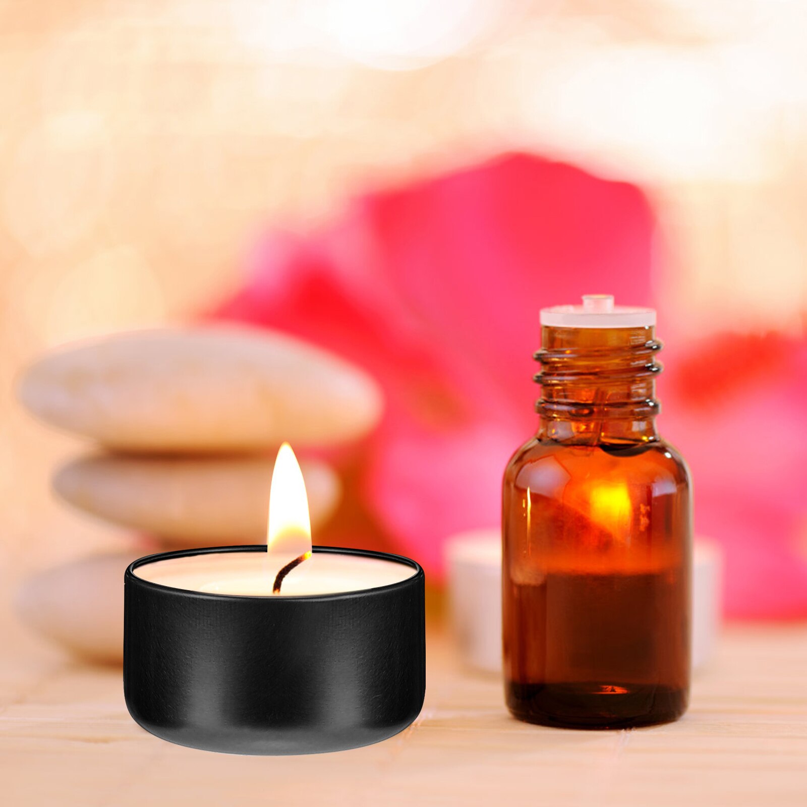 12PCS Candle Tin Travel Tins Round Metal Tins Candle Containers Candle Jars 50ml