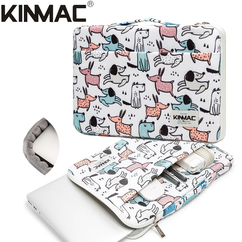 Brand Kinmac Laptop Bag 12,13,14,15,15.6 Inch,Women Man Handbag Case For MacBook Air Pro M1 Notebook PC Briefcase KC123