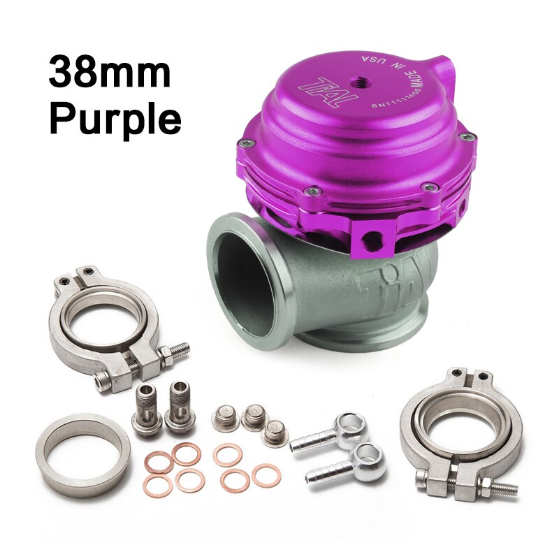 Tial 38mm V-Band Turbo Manifold Performance External Wastegate Compact Style: Purple
