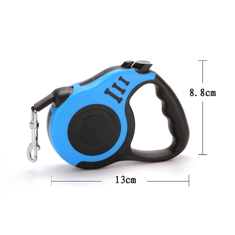 Durable Automatic Retractable Dog Lead Nylon Traction Belt Stretch Puppy Walking Small And Medium-sized Dog Pet Supplies Camping