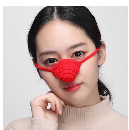 Persoonlijkheid wol beschermende masker neus warm warm ademende mannen en vrouwen slaap slaap met beschermende maskers