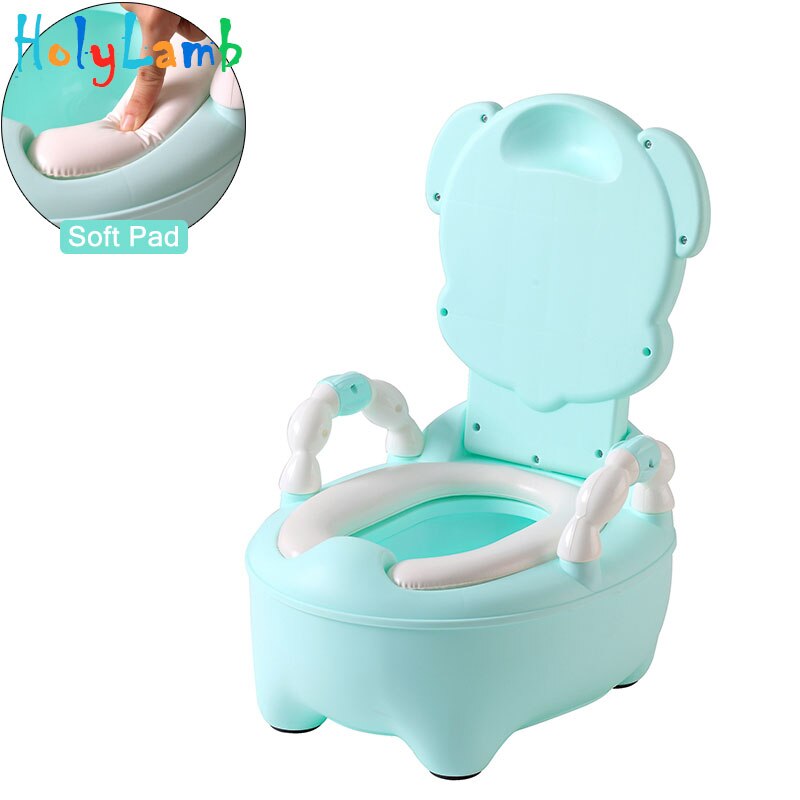 Animal chiot bébé Pot cuvette de toilette formation siège de toilette Pot pour enfants enfants bassin de lit Portable urinoir sur la toilette pour bébés: D