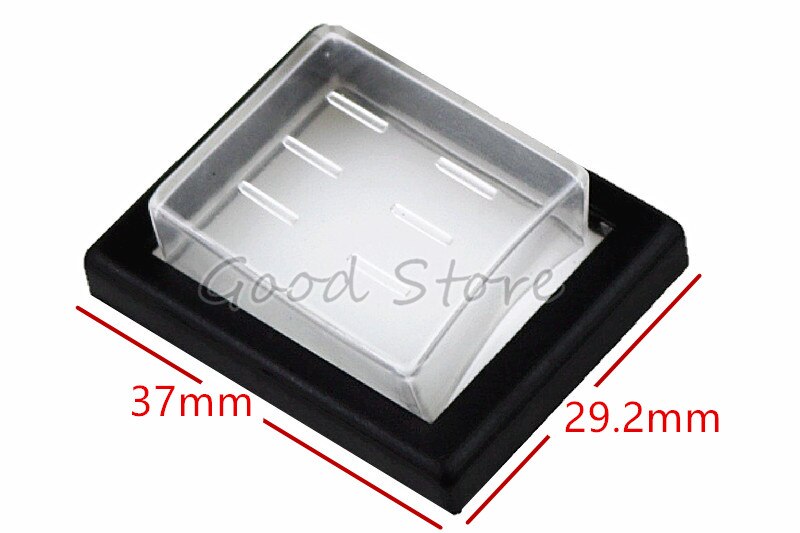 1PCS KCD8 6PIN 16A 250V 20A 125V Red Double Light Switch Rocker Switch Waterproof ON-OFF Boat Power Switch: Waterproof cap