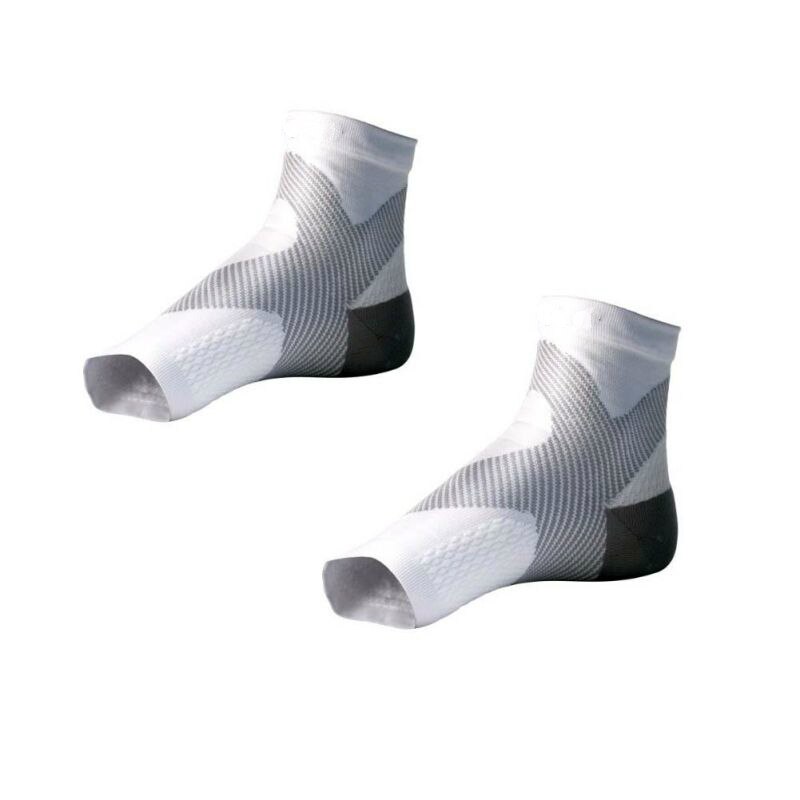 1 paio uomo donna Anti fatica circolazione cavigliera gonfiore sollievo compressione sport ciclo piede caviglia supporto calzini sportivi