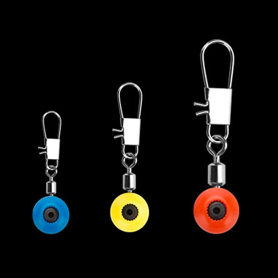 WALK FISH-flotador de pesca, 20 unids/lote, conectores de granos espaciales, herramientas de pesca de agua salada de mar, equipo de Metal de plástico