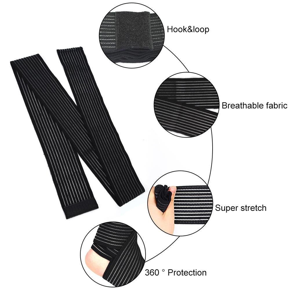 Sport elastische compressie kniebandages Fitness onder drukbanden voor gym Gewichtheffen Squats Beencompressietraining Wraps