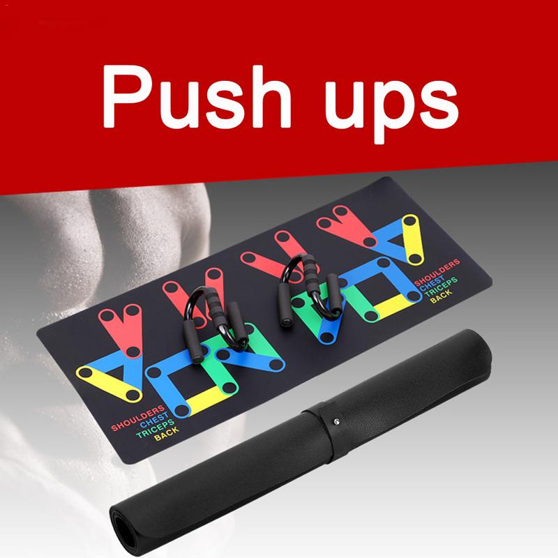 Push Up Rack Board System Comprehensive Fitness Exercise Workout Pushup Stands Complete Training Gym Exercise Push-up mat