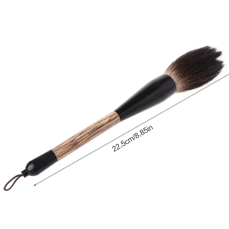 Pincel de pintura grande para caligrafía china, mango de bambú de pelo de cabra, Flexible, 5 estilos